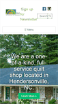 Mobile Screenshot of beginningsquiltshop.com